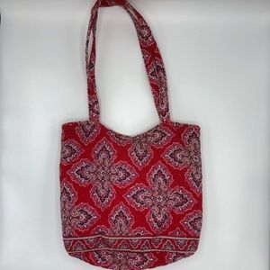 Vera Bradley Frankly Scarlet Bucket Tote Retired